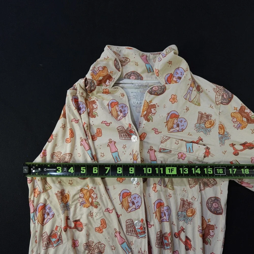 Magical Little Babes Bamboo Pajama Set Size Small Italy Travel Print